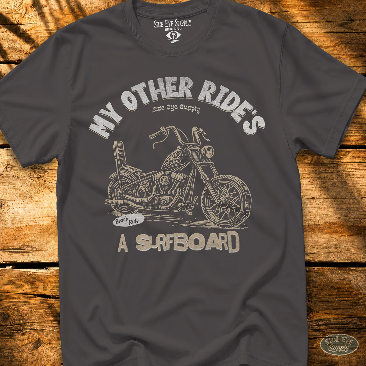 My Other Ride Tee Charcoal / S - by Side Eye Supply - Surf Beach Life Apparel