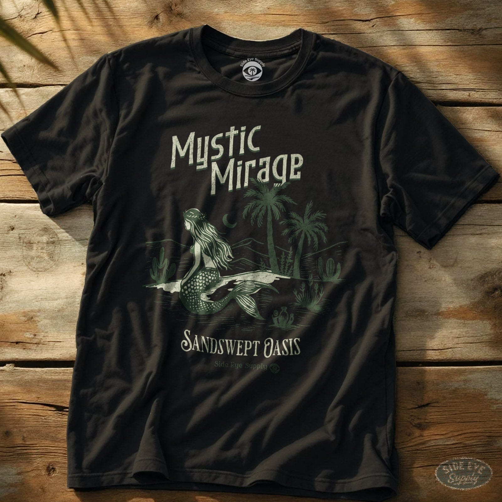 Mystic Mirage Tee Black / S - by Side Eye Supply - Surf Beach Life Apparel