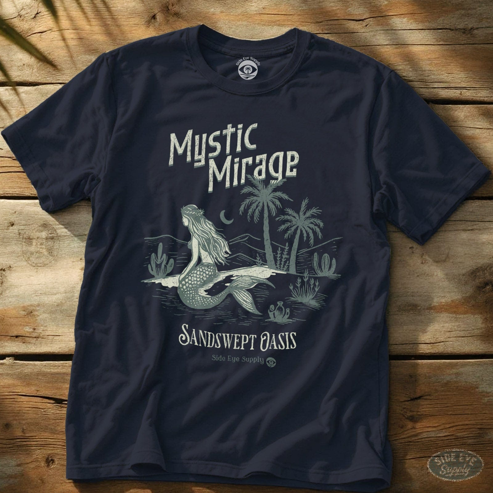 Mystic Mirage Tee Navy / S - by Side Eye Supply - Surf Beach Life Apparel