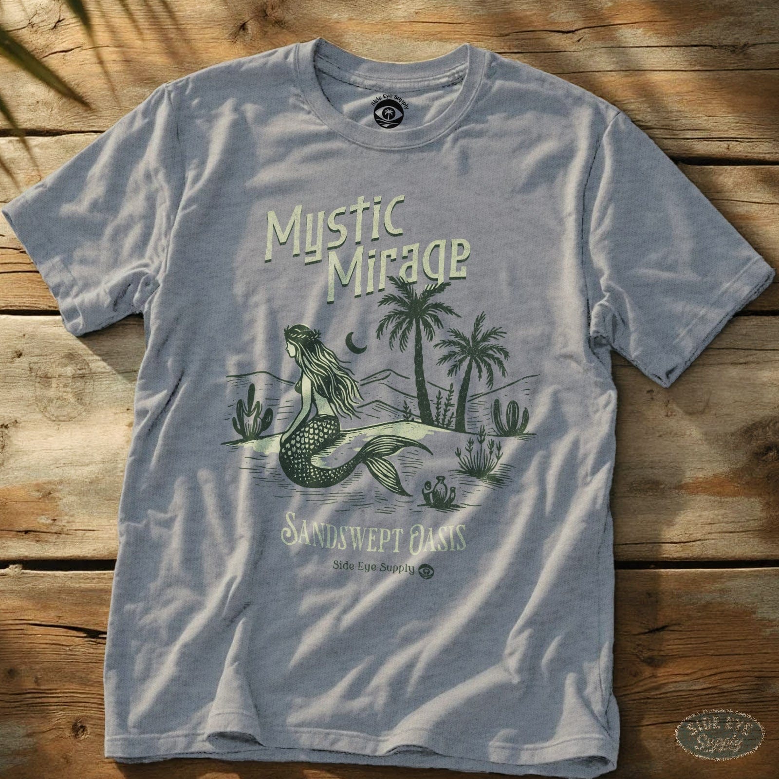 Mystic Mirage Tee Sport Grey / S - by Side Eye Supply - Surf Beach Life Apparel