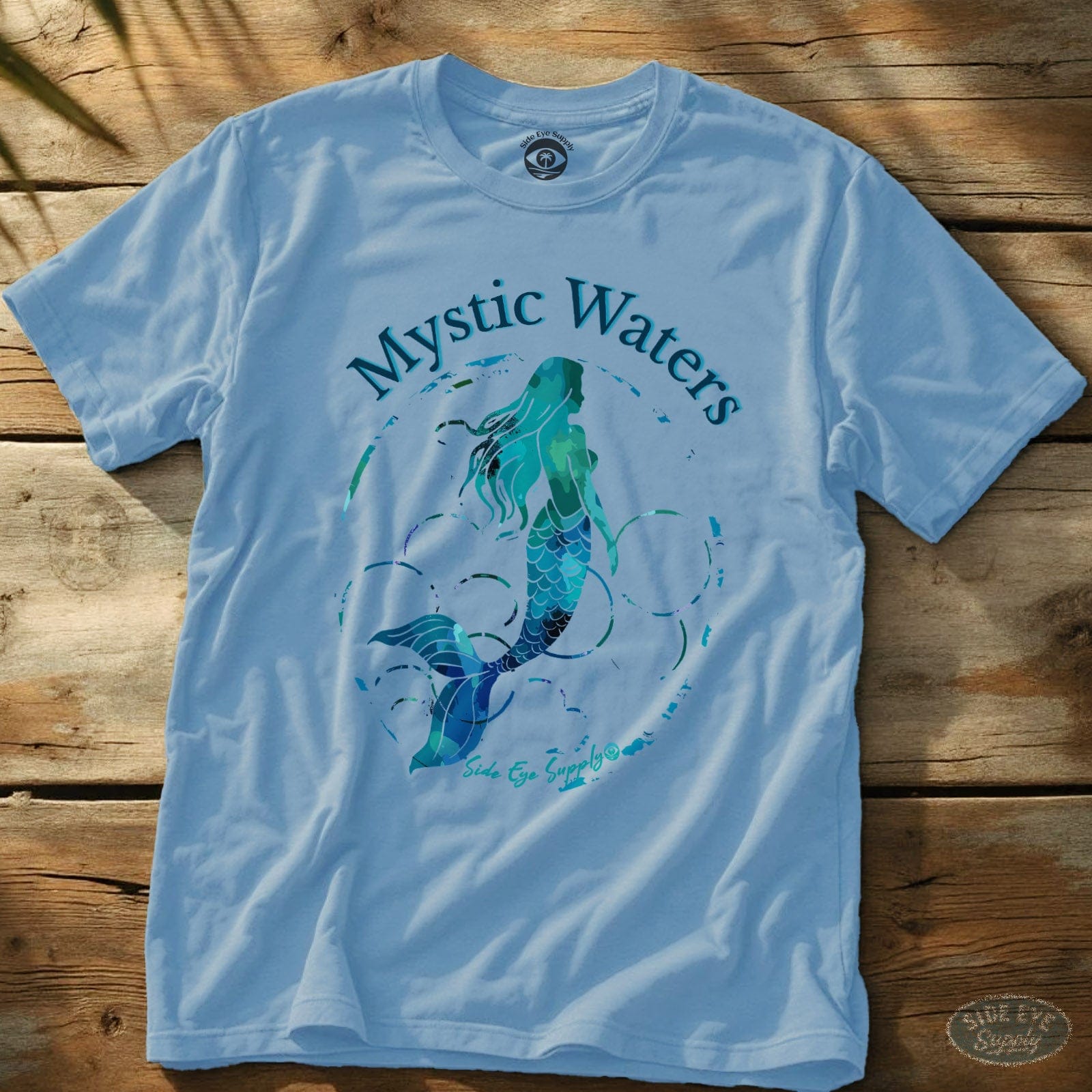 Mystic Waters Tee Light Blue / S - by Side Eye Supply - Surf Beach Life Apparel
