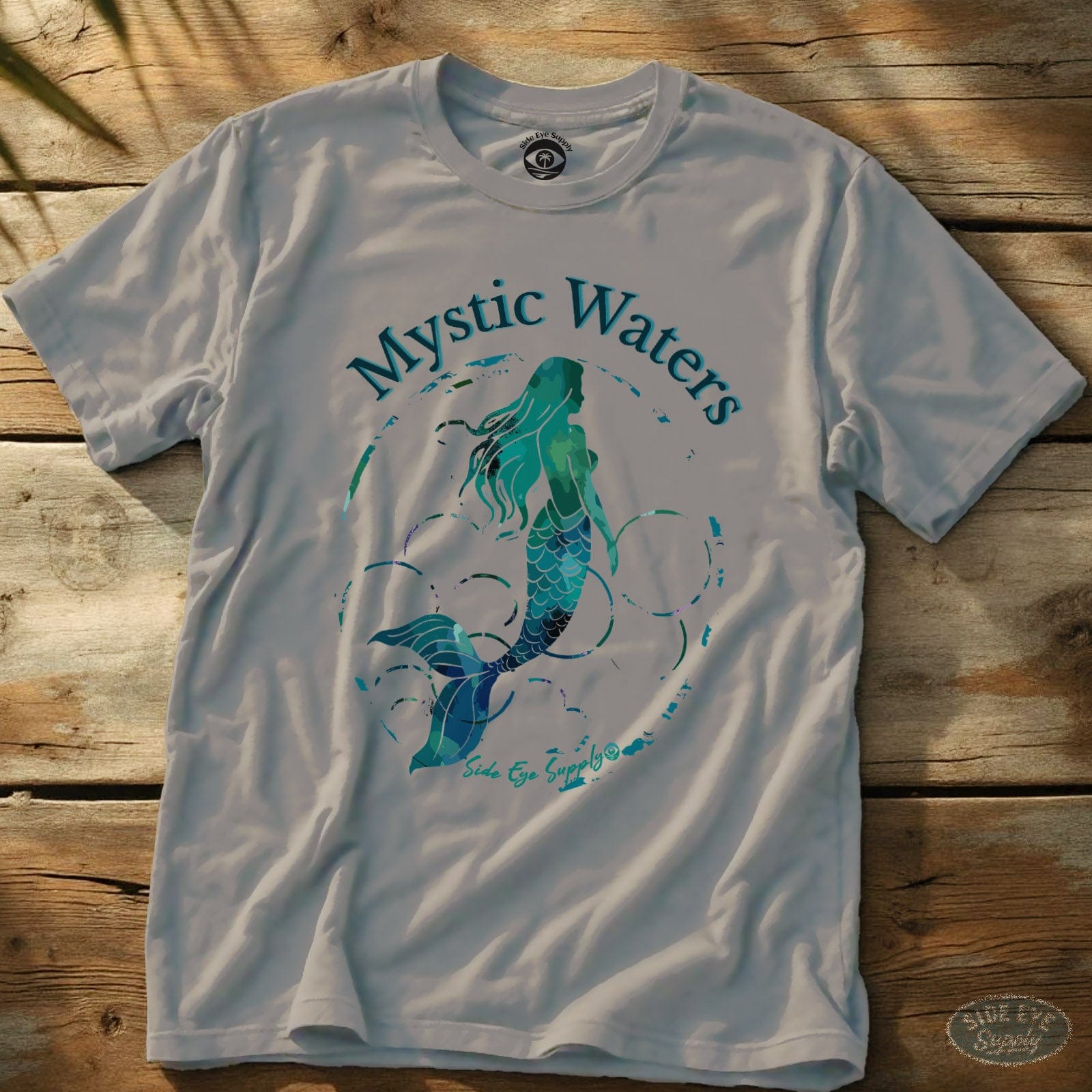 Mystic Waters Tee Ice Grey / S - by Side Eye Supply - Surf Beach Life Apparel