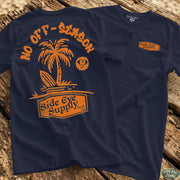 No Off-Season Tee Navy / S - by Side Eye Supply - Surf Beach Life Apparel