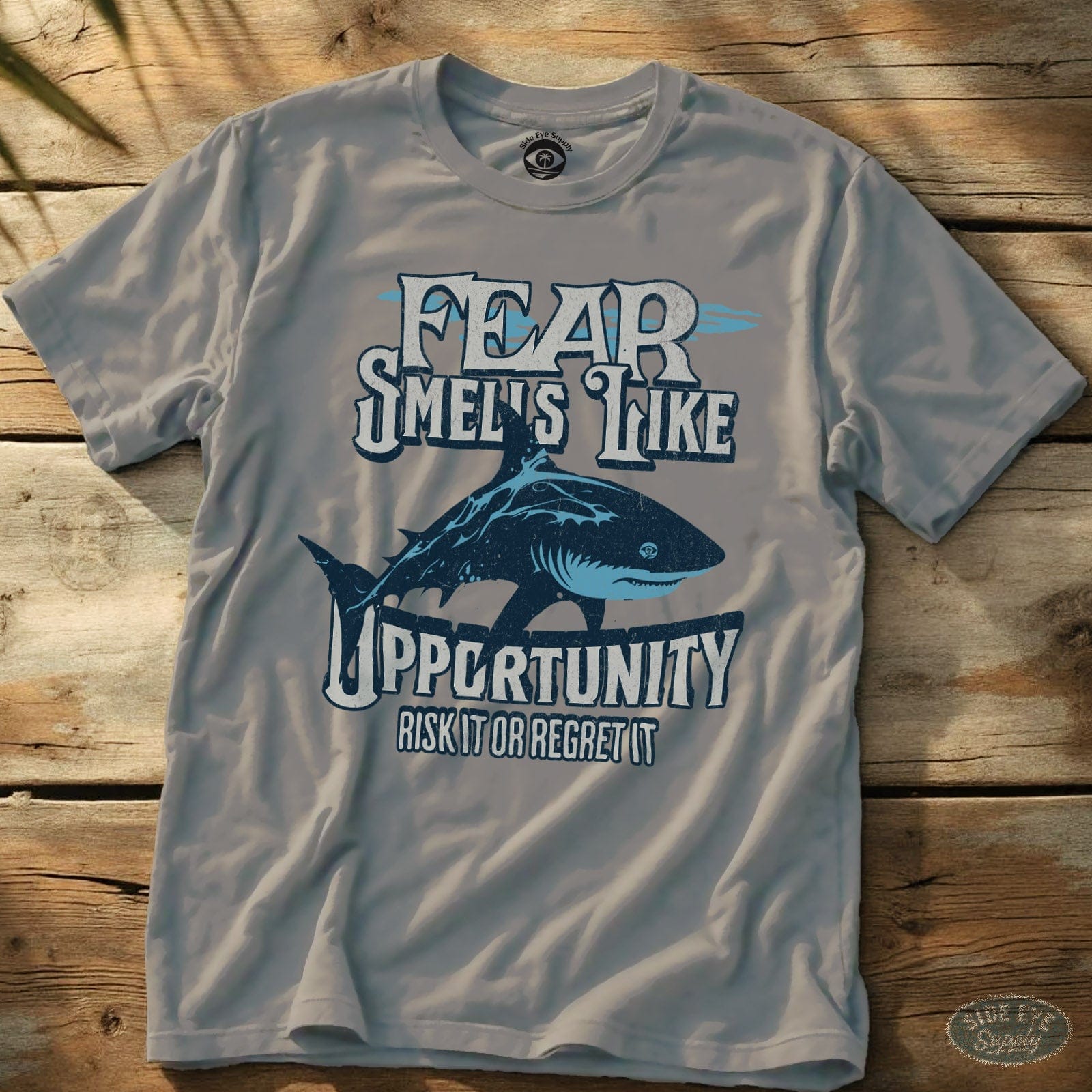 Opportunity Tee Ice Grey / S - by Side Eye Supply - Surf Beach Life Apparel