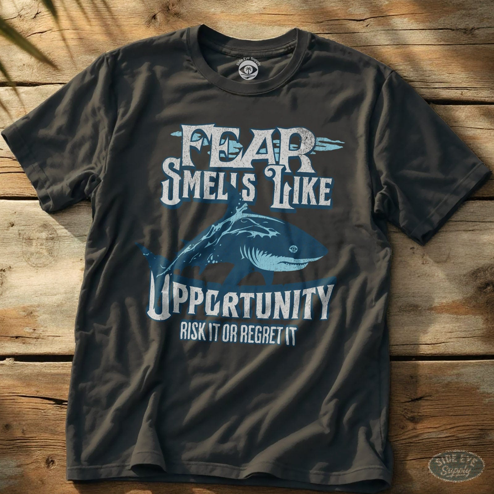 Opportunity Tee Charcoal / S - by Side Eye Supply - Surf Beach Life Apparel