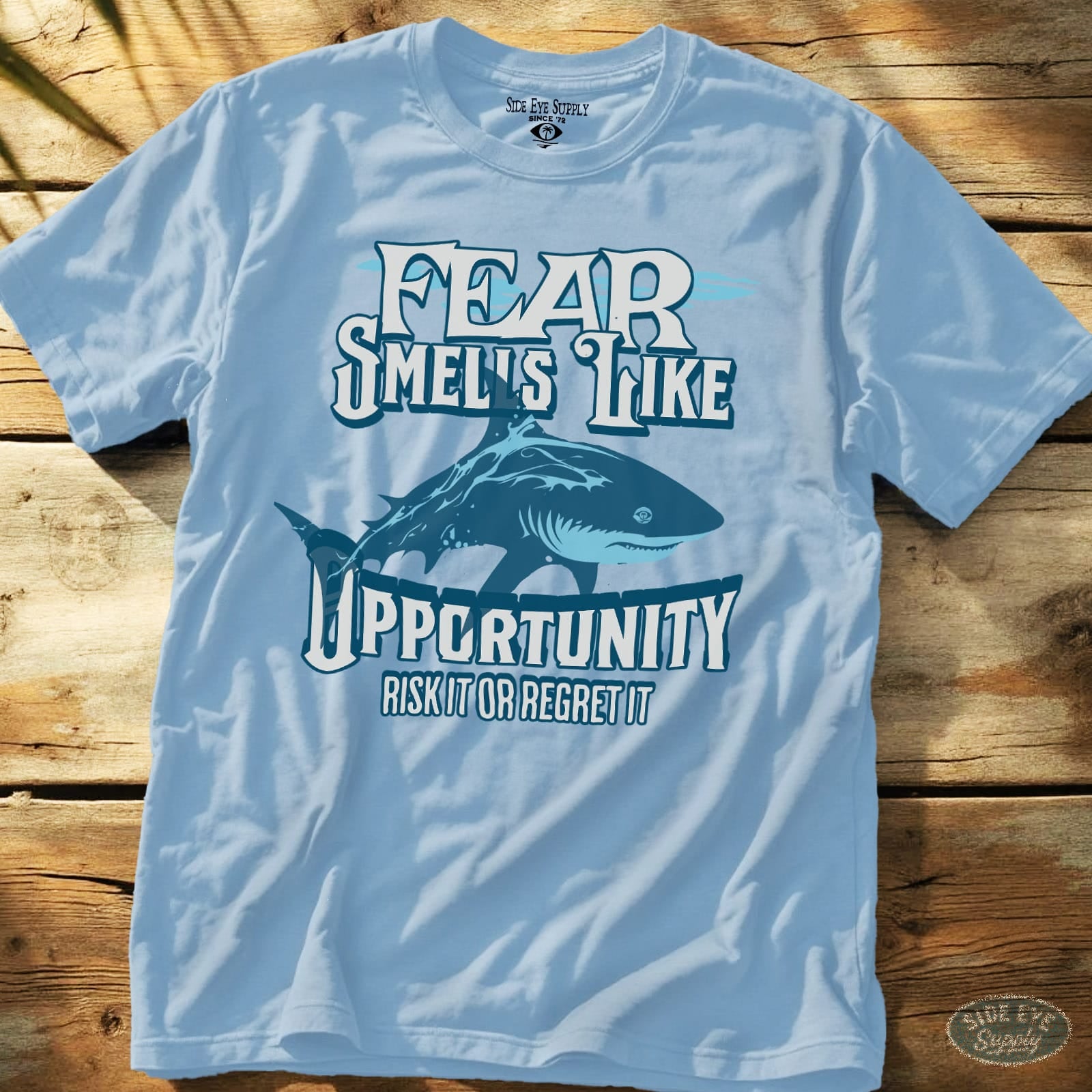 Opportunity Tee Light Blue / S - by Side Eye Supply - Surf Beach Life Apparel
