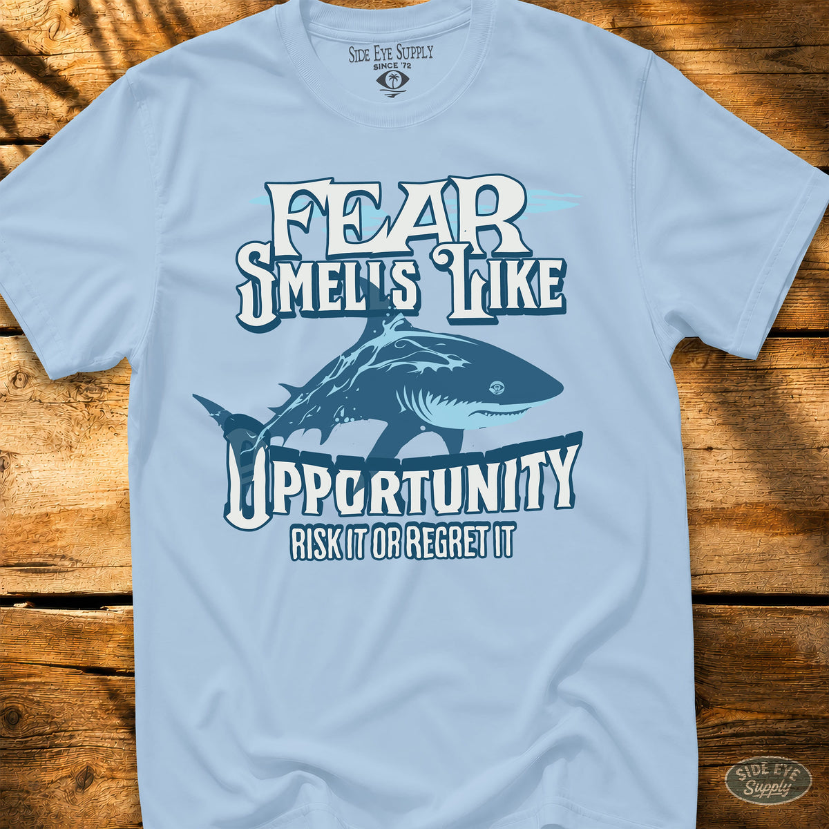Opportunity Tee Light Blue / S - by Side Eye Supply - Surf Beach Life Apparel
