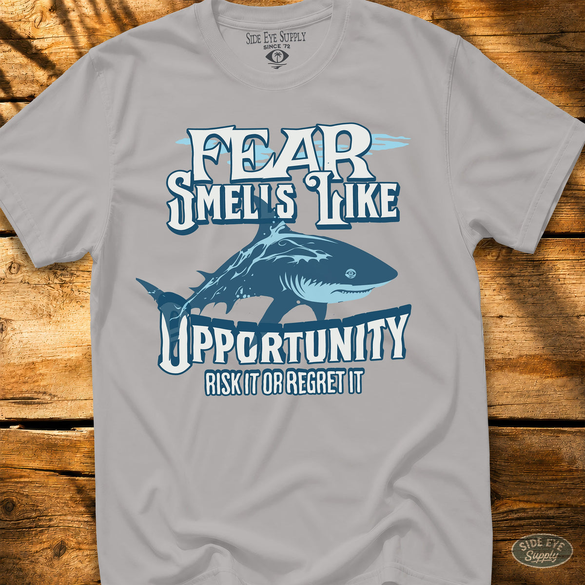 Opportunity Tee Ice Grey / S - by Side Eye Supply - Surf Beach Life Apparel