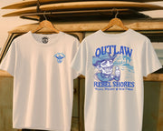 Outlaw Tee White / S - by Side Eye Supply - Surf Beach Life Apparel