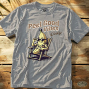Peel Good Vibes Only Tee Sport Grey / S - by Side Eye Supply - Surf Beach Life Apparel