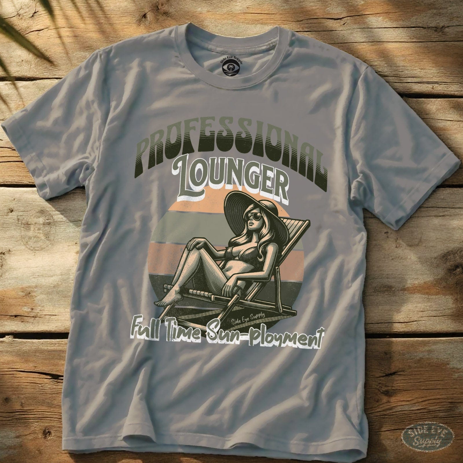 Professional Lounger Tee Ice Grey / S - by Side Eye Supply - Surf Beach Life Apparel