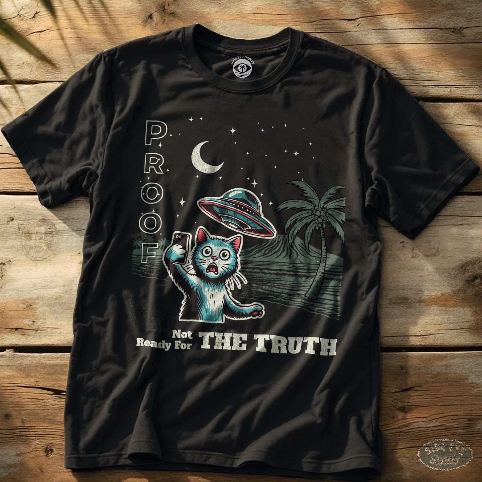 Proof Tee Black / S - by Side Eye Supply - Surf Beach Life Apparel