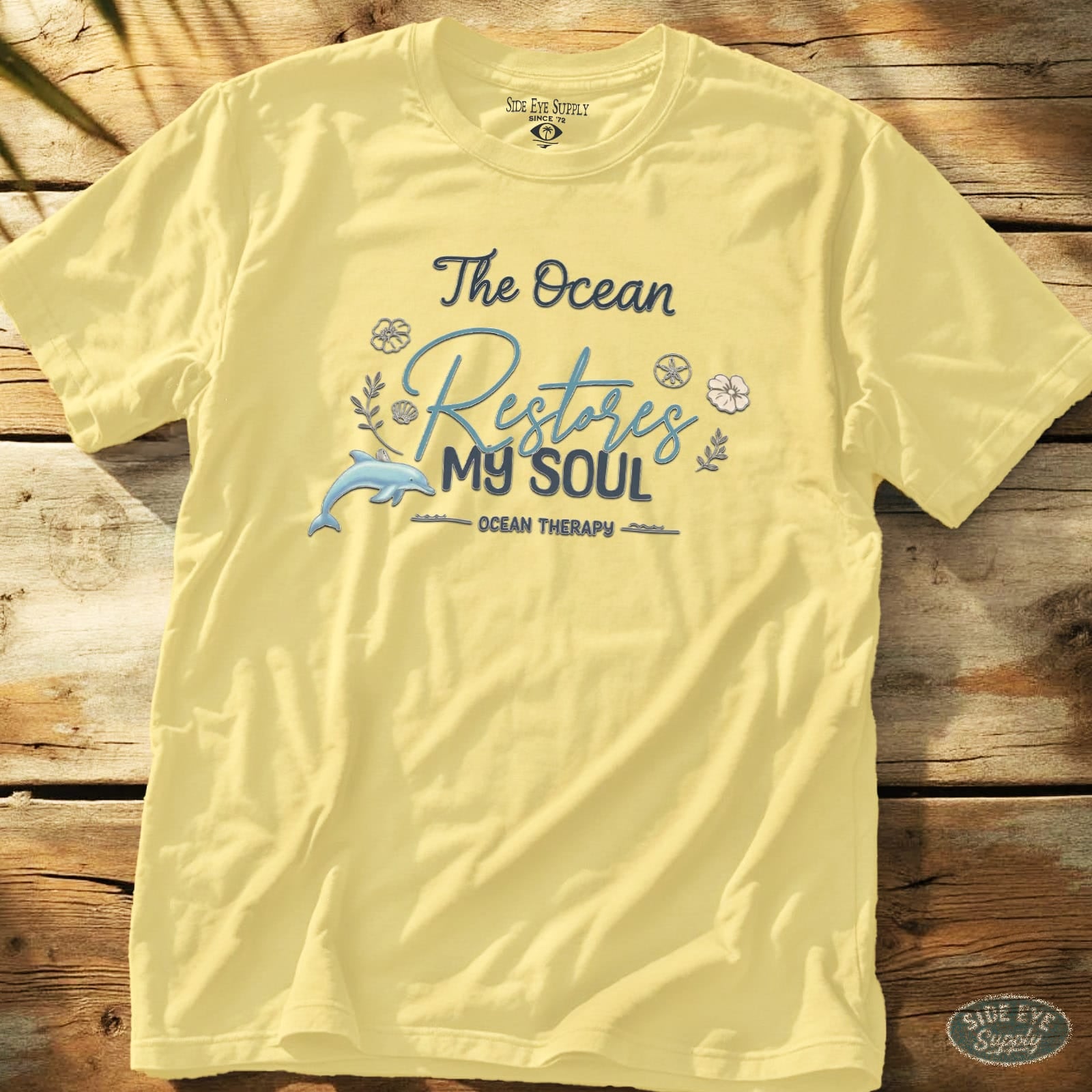 Restore My Soul Tee Cornsilk / S - by Side Eye Supply - Surf Beach Life Apparel