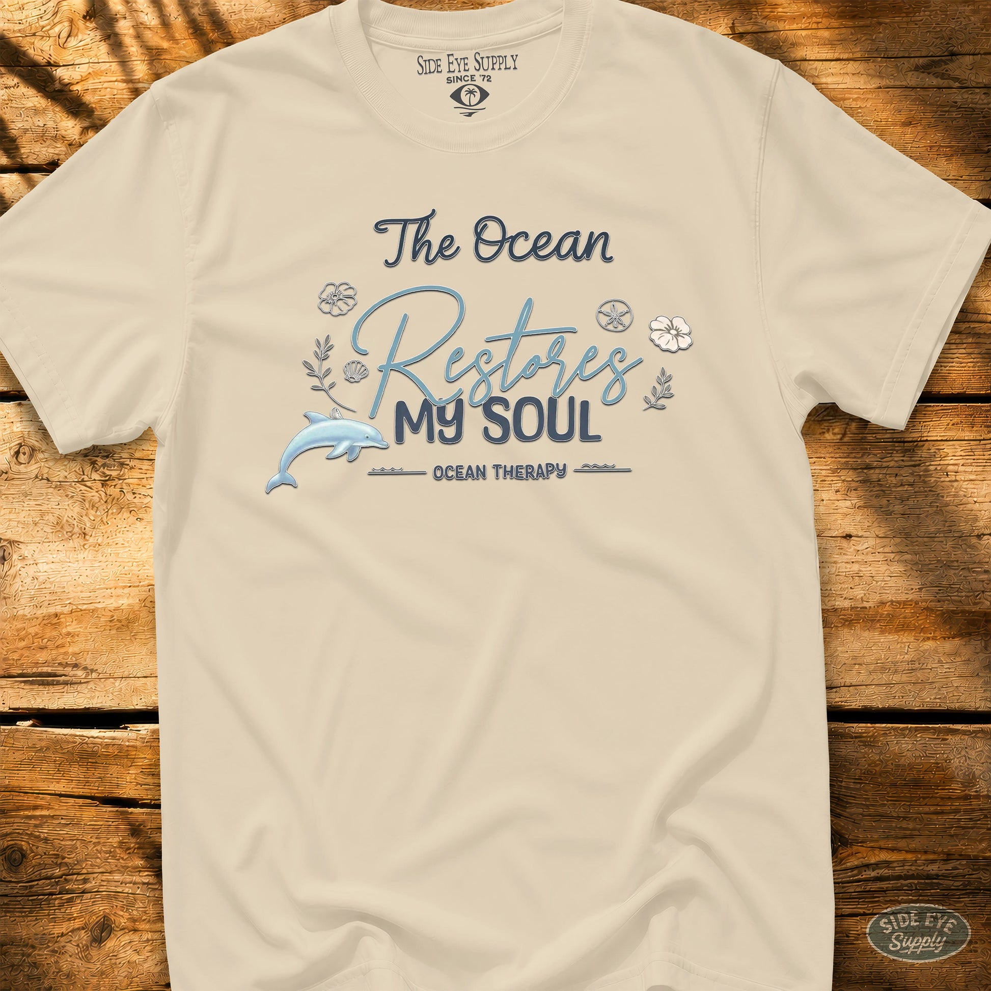 Restore My Soul Tee Natural / S - by Side Eye Supply - Surf Beach Life Apparel