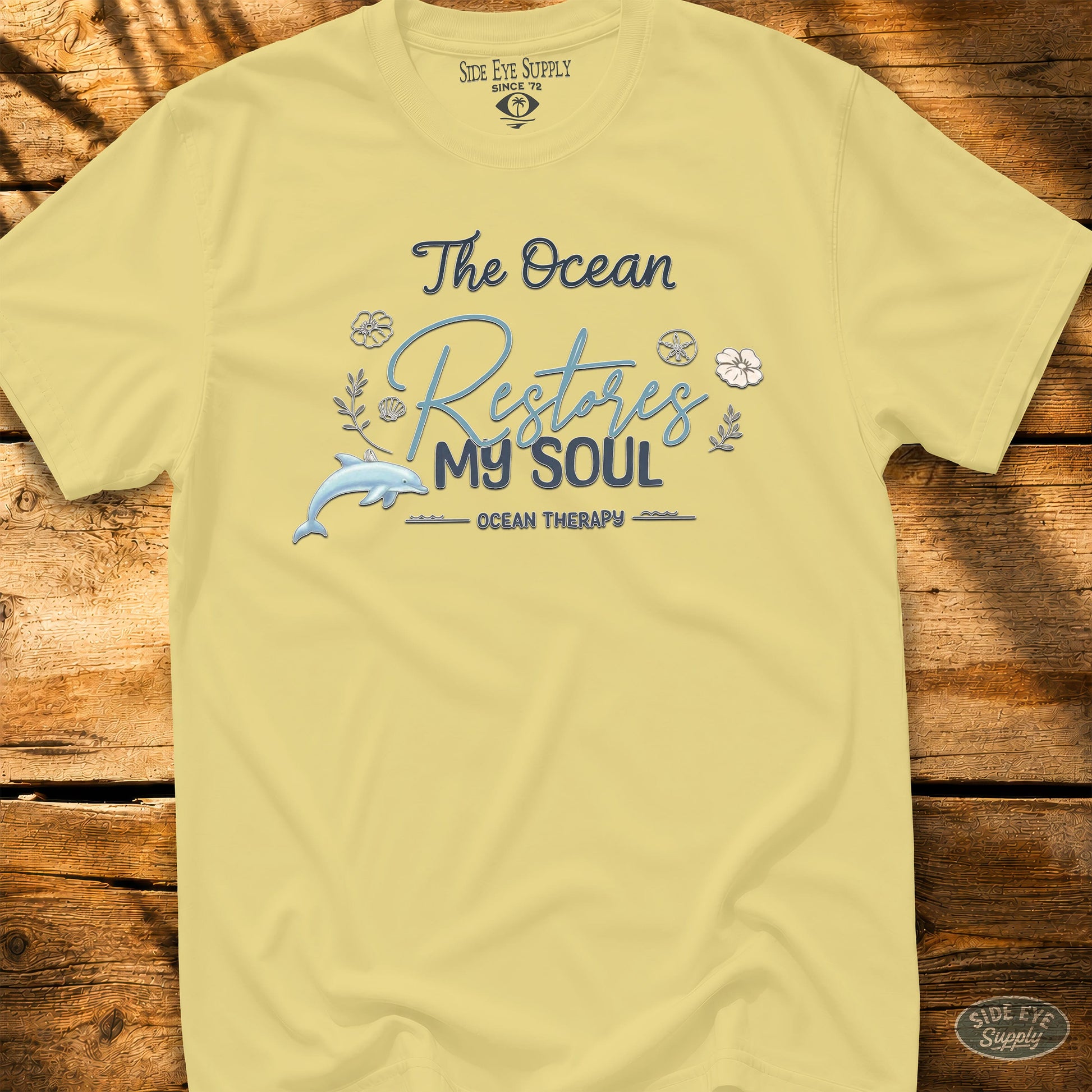 Restore My Soul Tee Cornsilk / S - by Side Eye Supply - Surf Beach Life Apparel