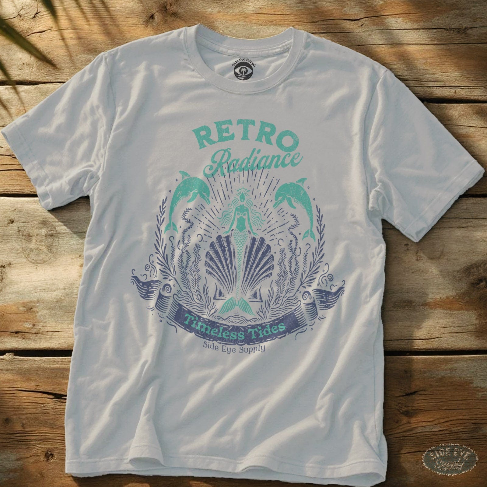 Retro Radiance T-Shirt White / S - by Side Eye Supply - Surf Beach Life Apparel