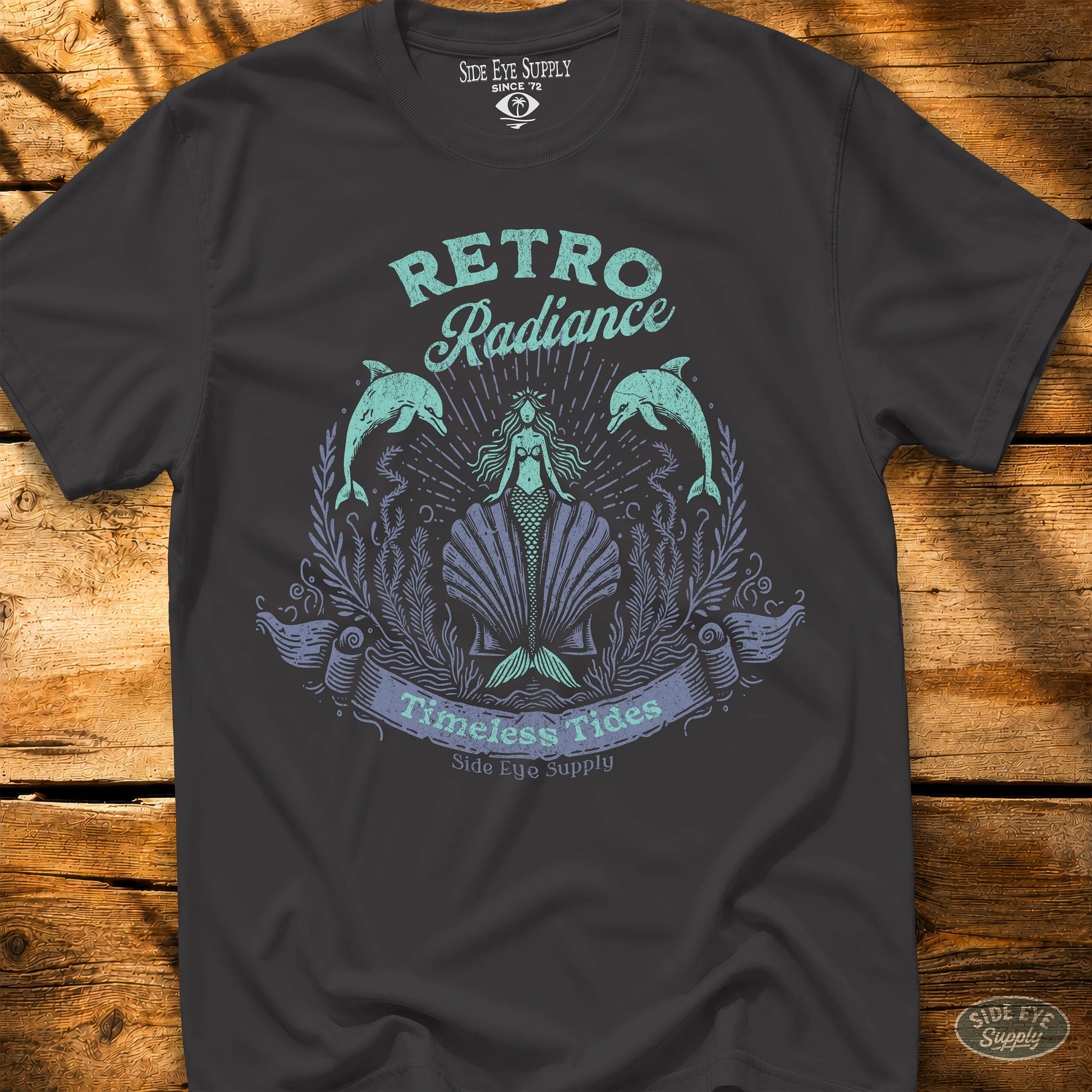 Retro Radiance Tee Black / S - by Side Eye Supply - Surf Beach Life Apparel