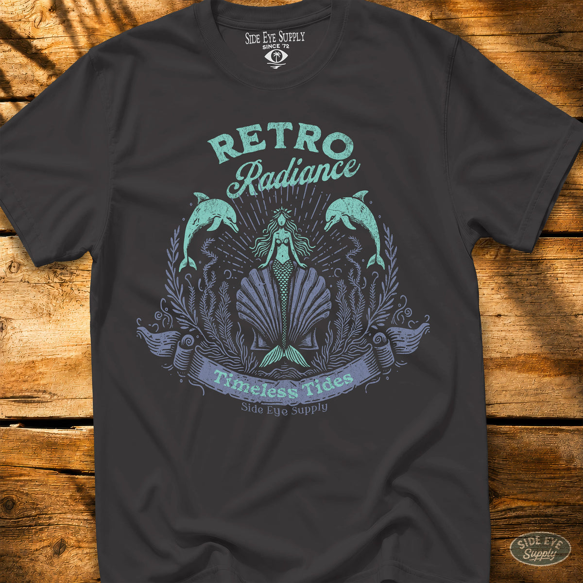 Retro Radiance Tee Black / S - by Side Eye Supply - Surf Beach Life Apparel