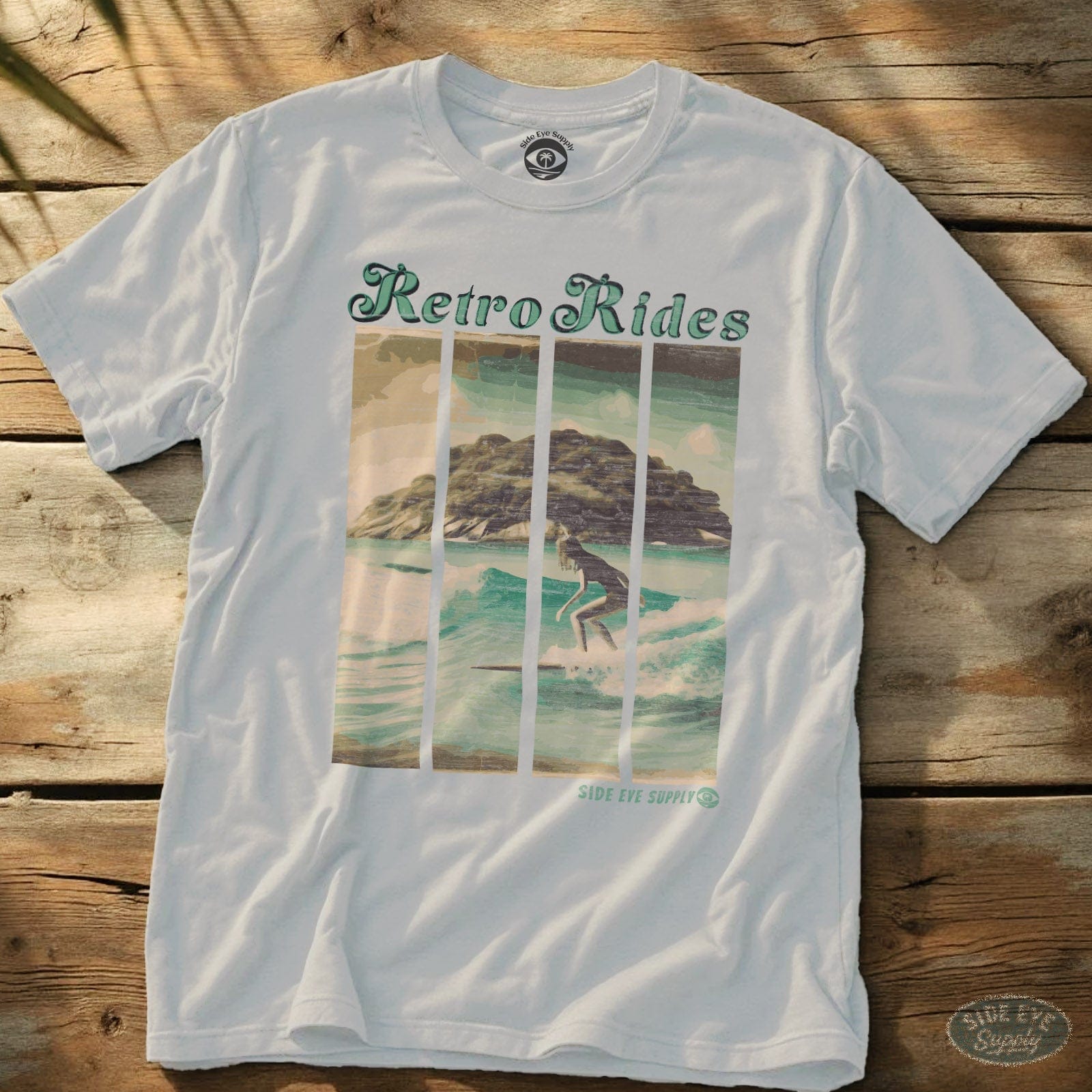 Retro Rides Tee White / S - by Side Eye Supply - Surf Beach Life Apparel