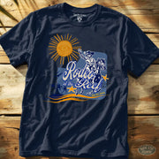 Rodeo at the Reef Tee Navy / S - by Side Eye Supply - Surf Beach Life Apparel