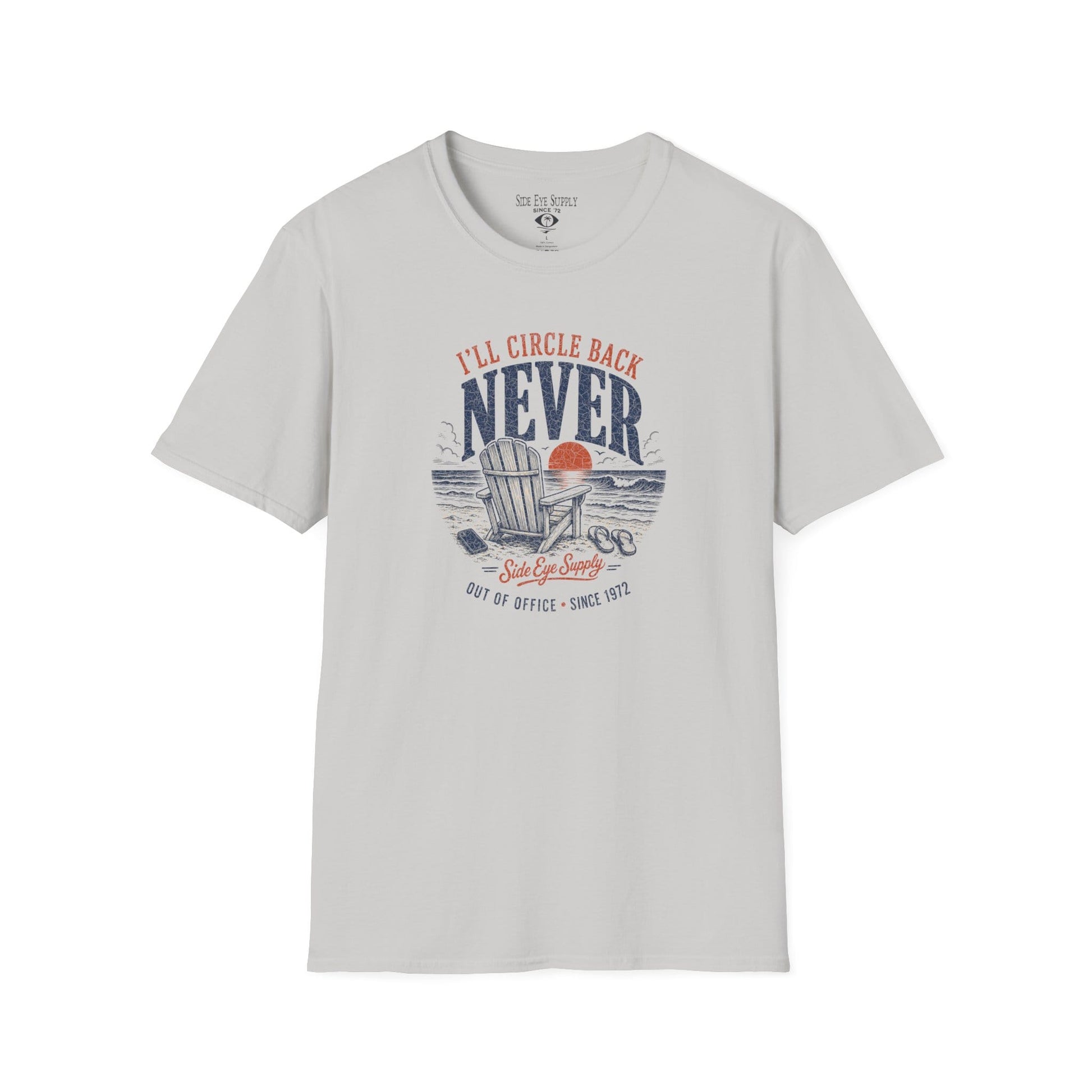 S332 -Circle Back Never Ice Grey / S - by Side Eye Supply - Surf Beach Life Apparel