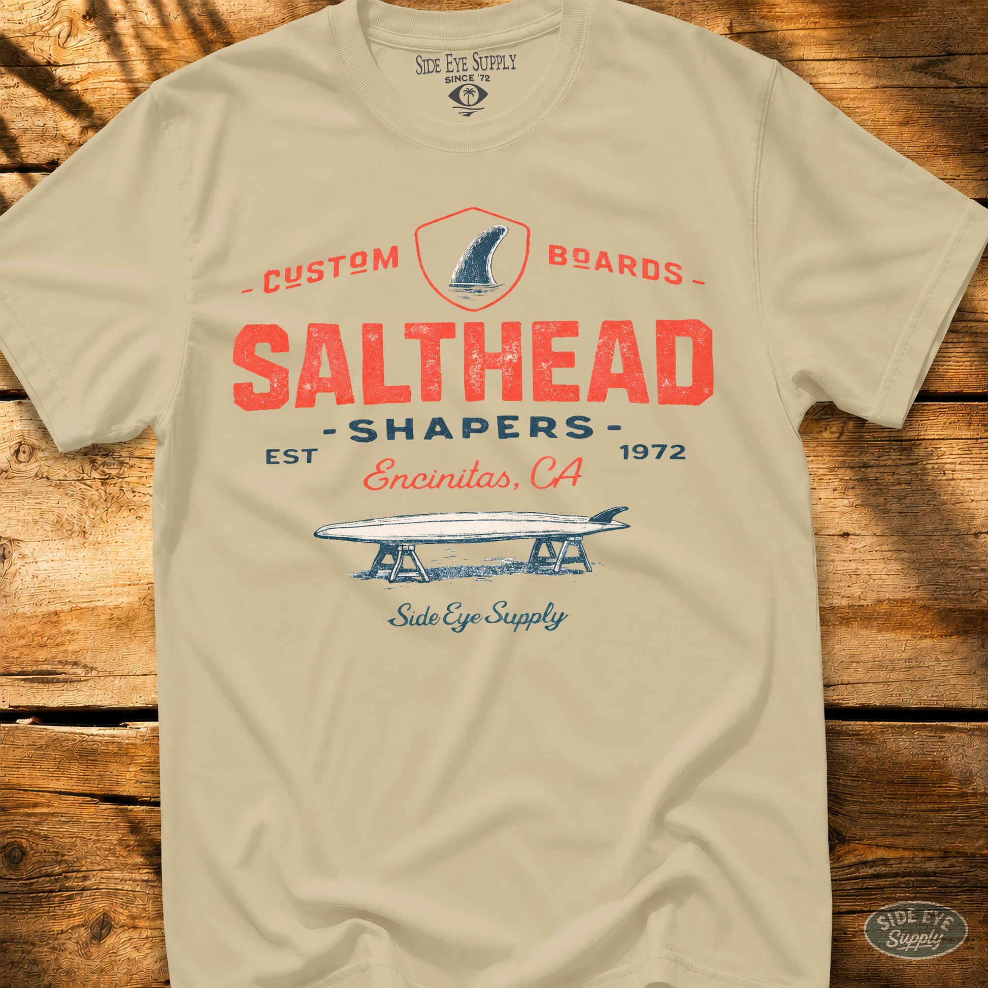 Salthead Tee Sand / S - by Side Eye Supply - Surf Beach Life Apparel