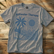 Saltwater Therapy Tee Ice Grey / S - by Side Eye Supply - Surf Beach Life Apparel