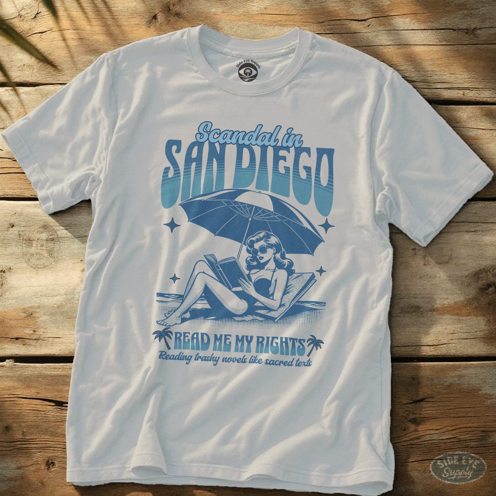 Scandal In San Diego White / S - by Side Eye Supply - Surf Beach Life Apparel