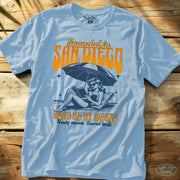 Scandal In San Diego Tee Light Blue / S - by Side Eye Supply - Surf Beach Life Apparel