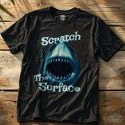 Scratch the Surface Tee Black / S - by Side Eye Supply - Surf Beach Life Apparel
