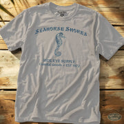 Seahorse Shores Tee Ice Grey / S - by Side Eye Supply - Surf Beach Life Apparel