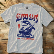 Sensei Says Tee White / S - by Side Eye Supply - Surf Beach Life Apparel