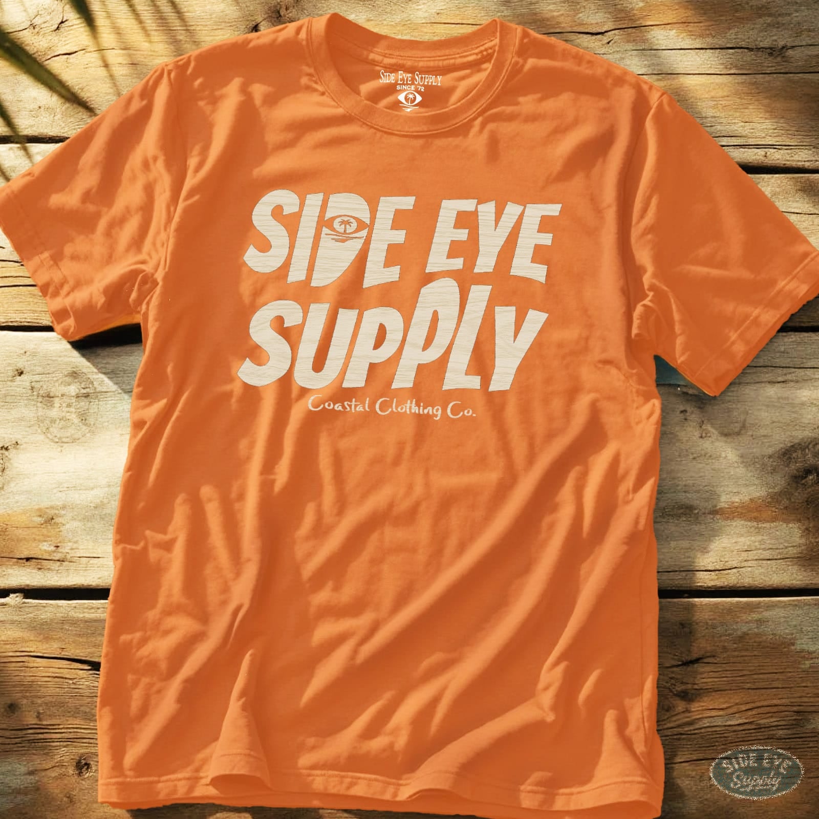 SES Coastal Tee Orange / S - by Side Eye Supply - Surf Beach Life Apparel