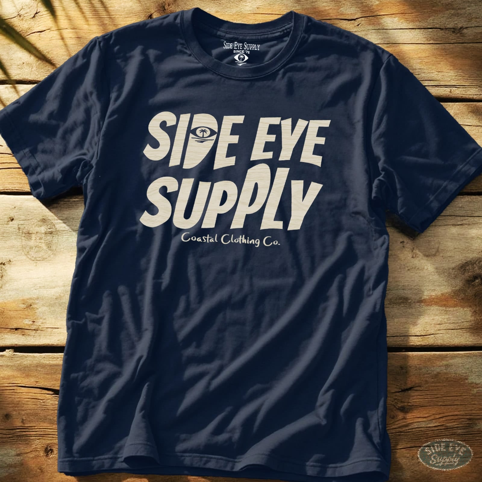 SES Coastal Tee Navy / S - by Side Eye Supply - Surf Beach Life Apparel