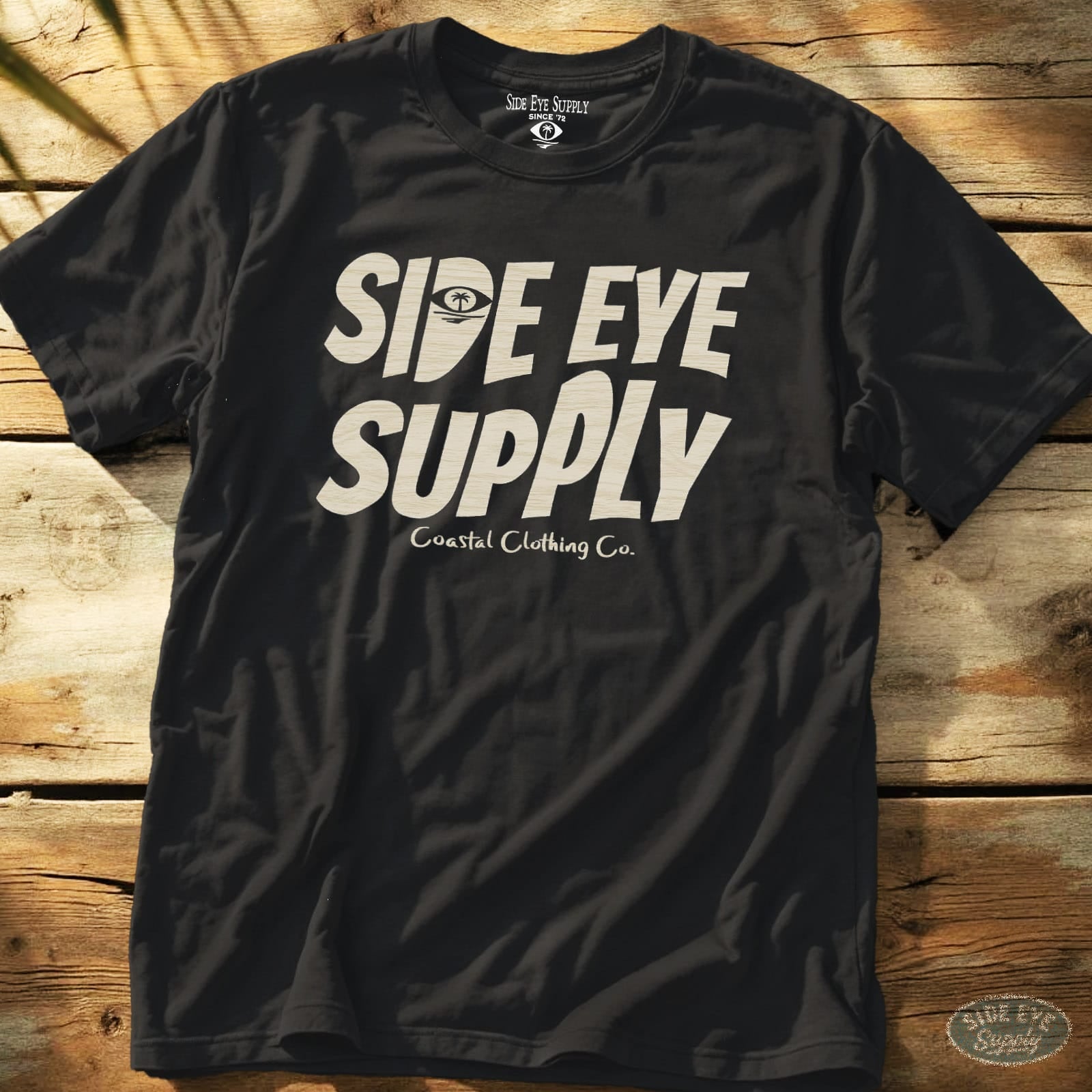 SES Coastal Tee Black / S - by Side Eye Supply - Surf Beach Life Apparel