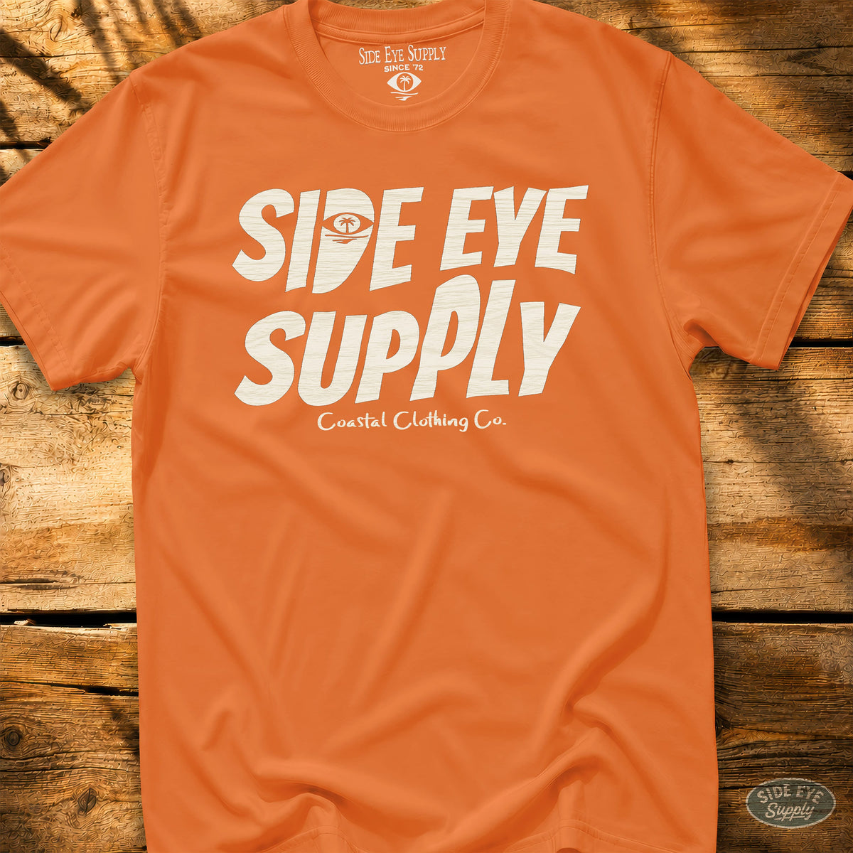 SES Coastal Tee Orange / S - by Side Eye Supply - Surf Beach Life Apparel