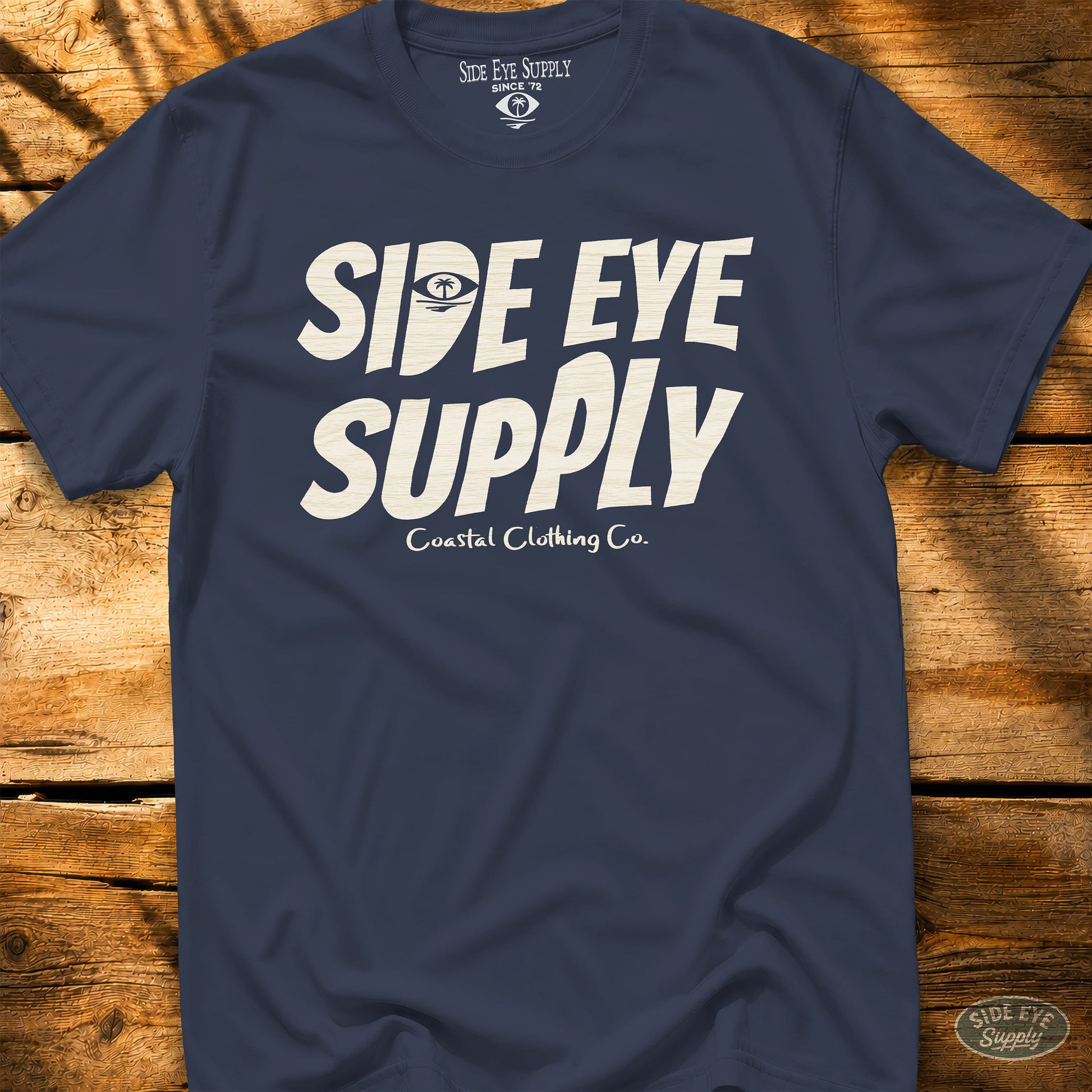 SES Coastal Tee Navy / S - by Side Eye Supply - Surf Beach Life Apparel