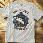 Shipwreck Tee White / S - by Side Eye Supply - Surf Beach Life Apparel
