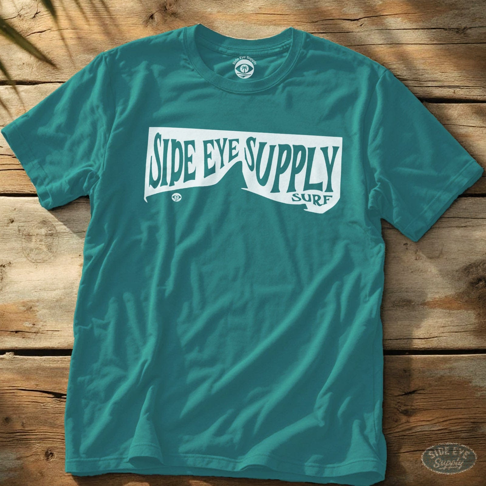 Side Eye Shark Tee Tropical Blue / S - by Side Eye Supply - Surf Beach Life Apparel