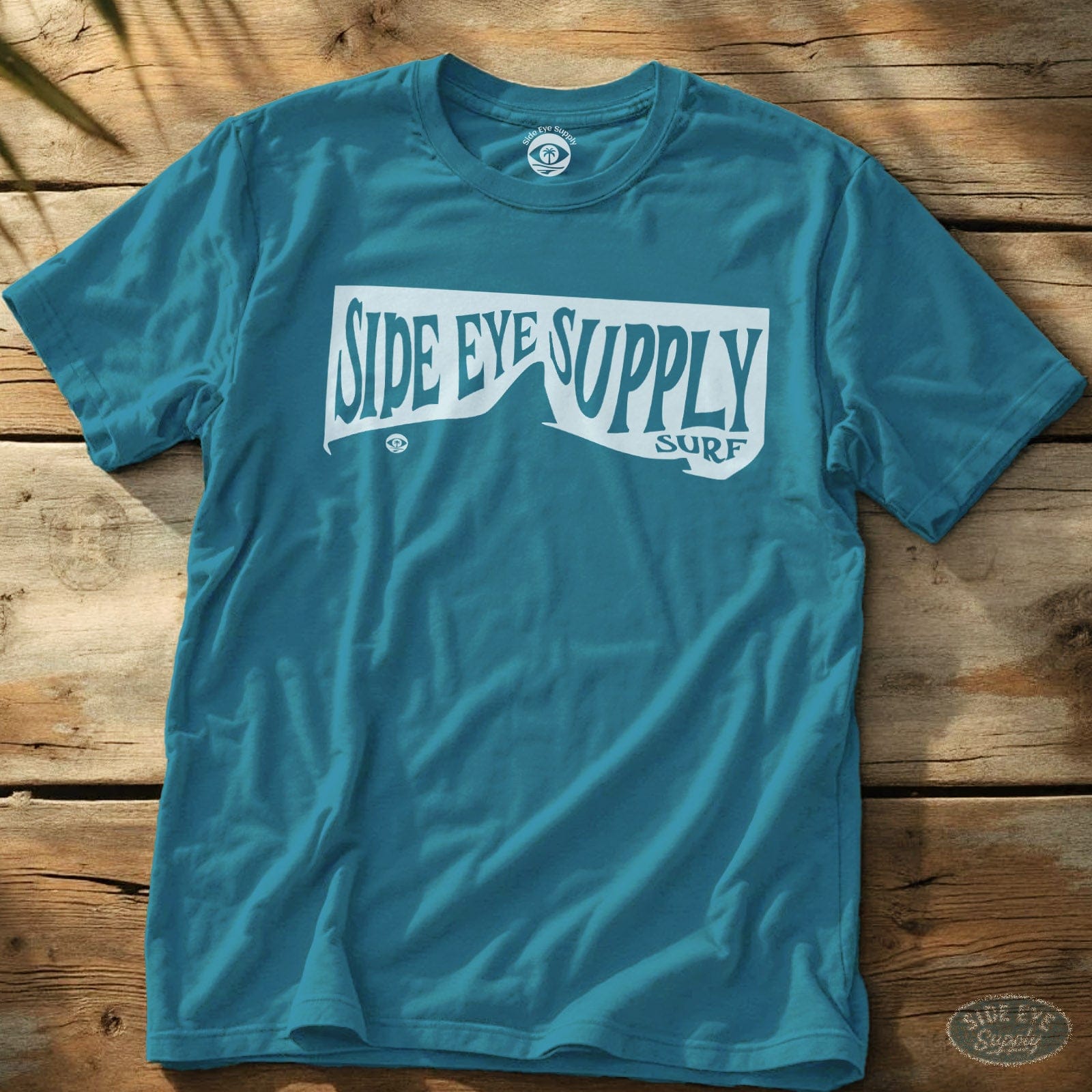 Side Eye Shark Tee Sapphire / S - by Side Eye Supply - Surf Beach Life Apparel