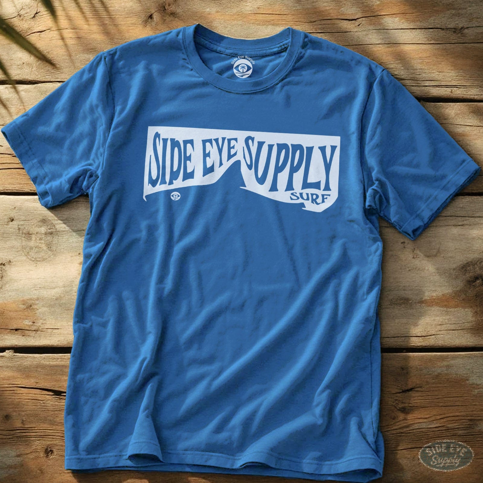 Side Eye Shark Tee Royal / S - by Side Eye Supply - Surf Beach Life Apparel