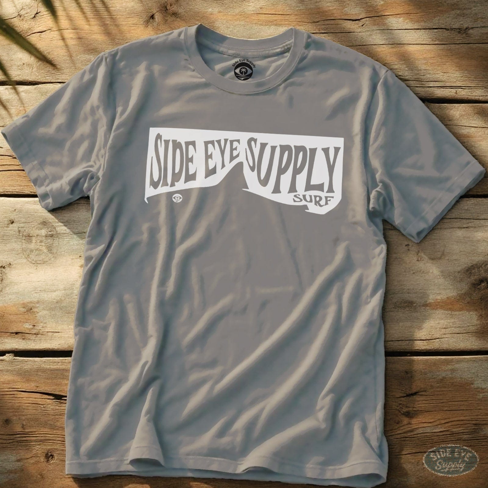 Side Eye Shark Tee Ice Grey / S - by Side Eye Supply - Surf Beach Life Apparel