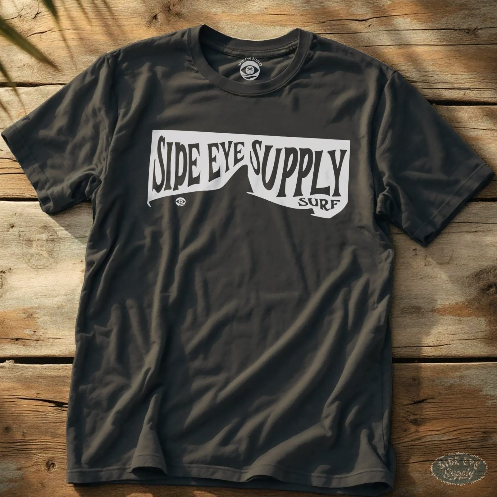 Side Eye Shark Tee Charcoal / S - by Side Eye Supply - Surf Beach Life Apparel