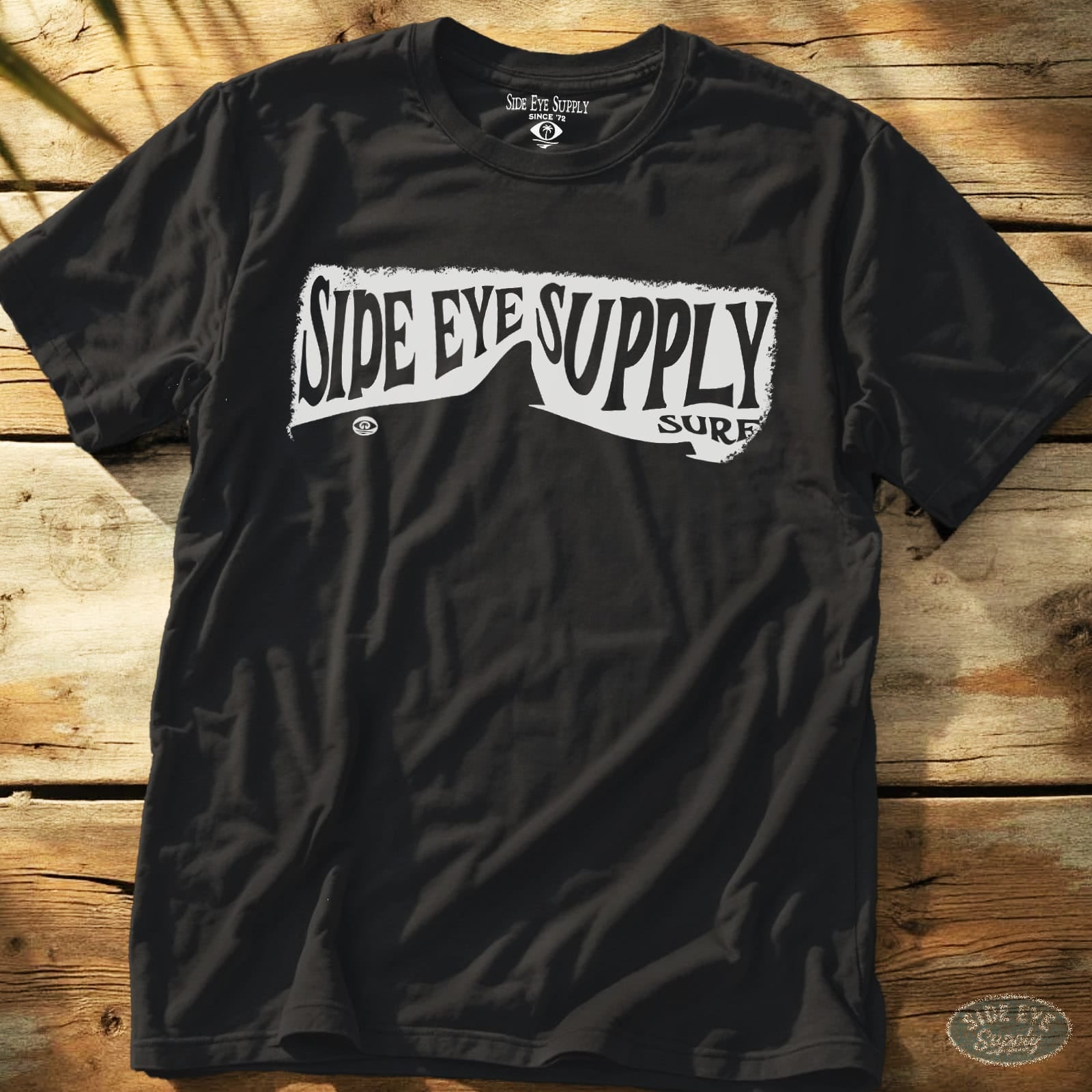 Side Eye Shark Tee Black / S - by Side Eye Supply - Surf Beach Life Apparel
