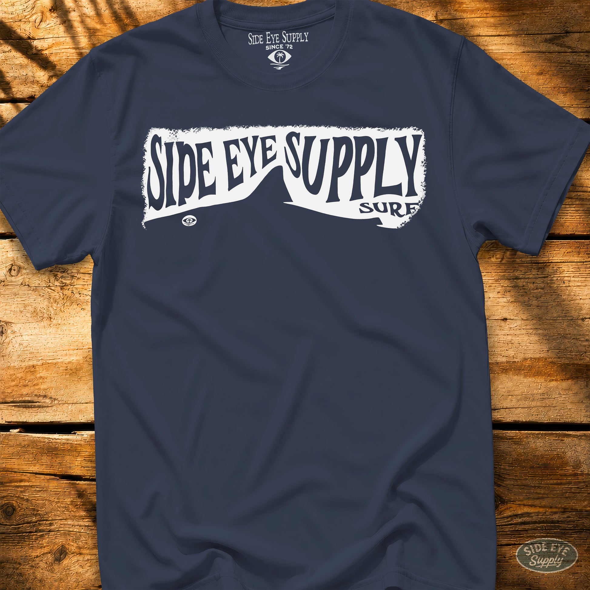 Side Eye Shark Tee Navy / S - by Side Eye Supply - Surf Beach Life Apparel