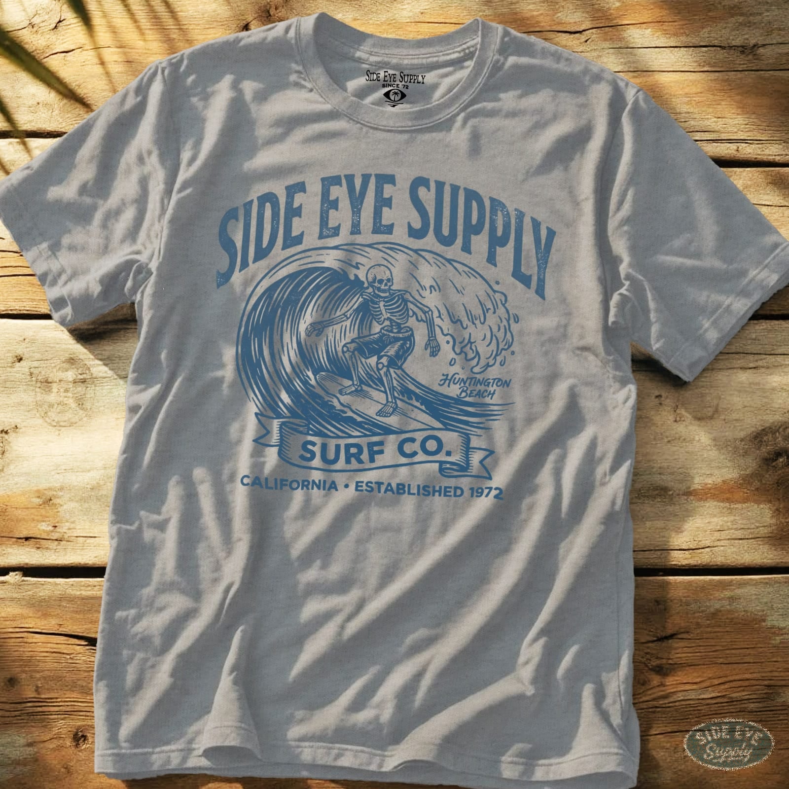 Side Eye Supply HB Tee Sport Grey / S - by Side Eye Supply - Surf Beach Life Apparel