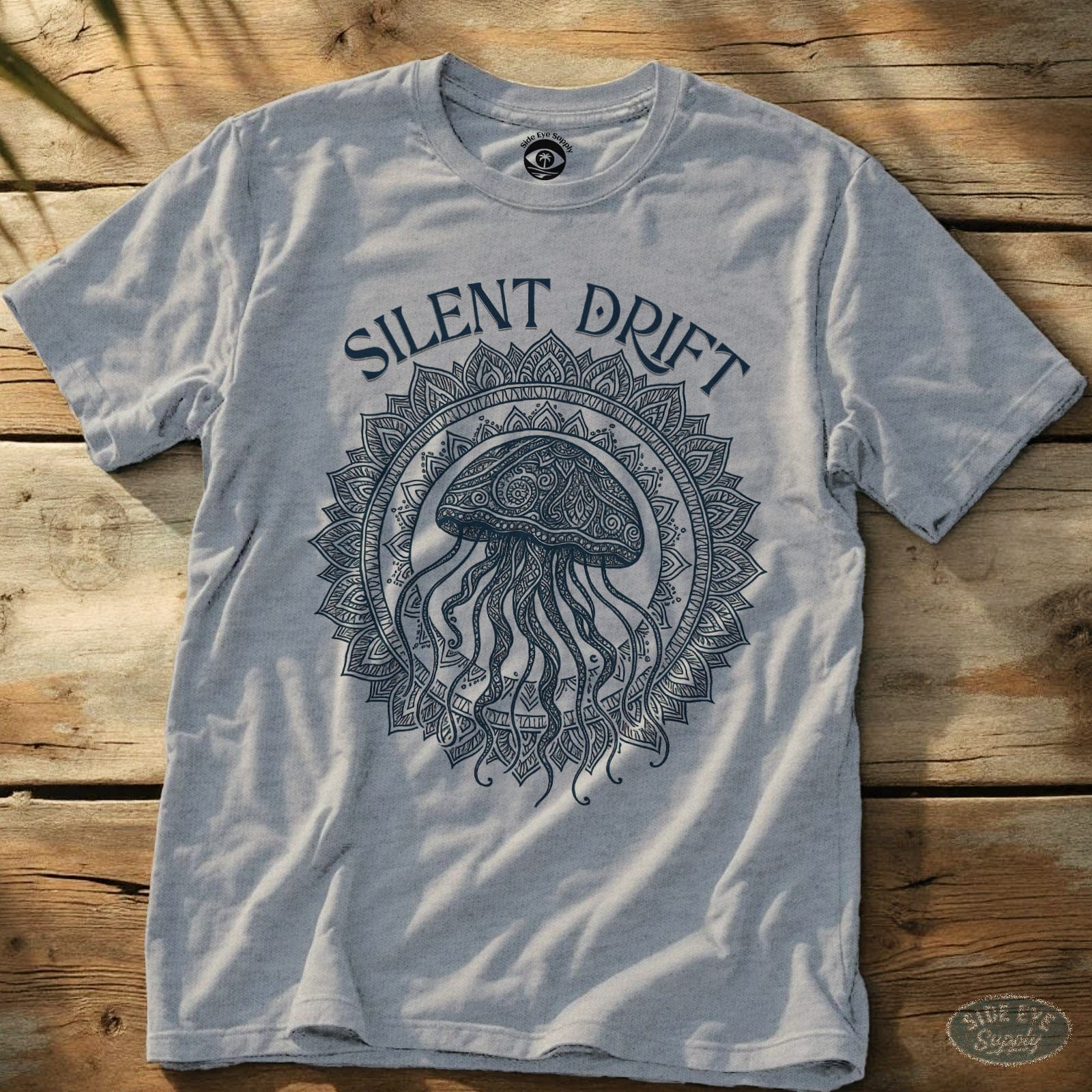 Silent Drift Tee Sport Grey / S - by Side Eye Supply - Surf Beach Life Apparel