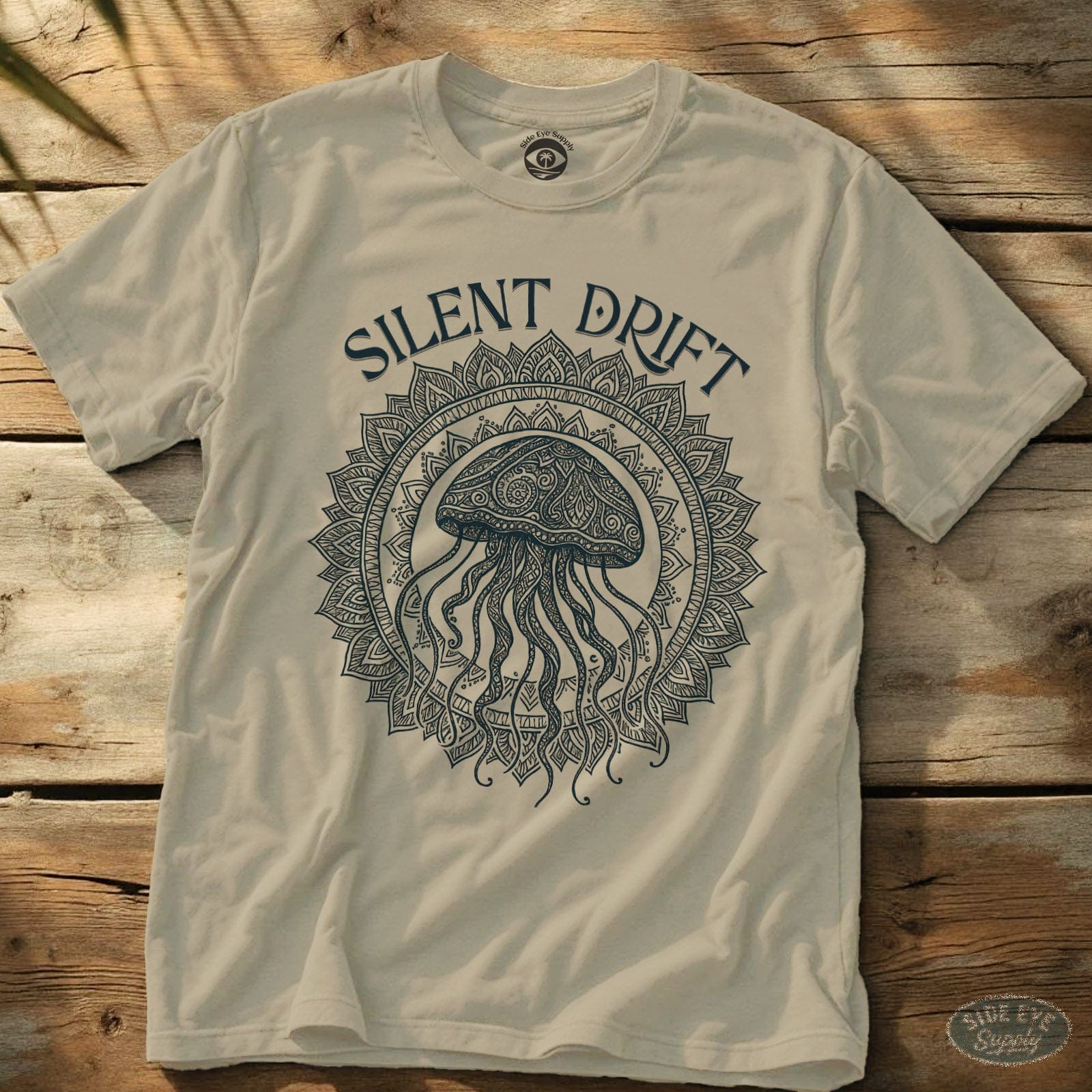 Silent Drift Tee Natural / S - by Side Eye Supply - Surf Beach Life Apparel