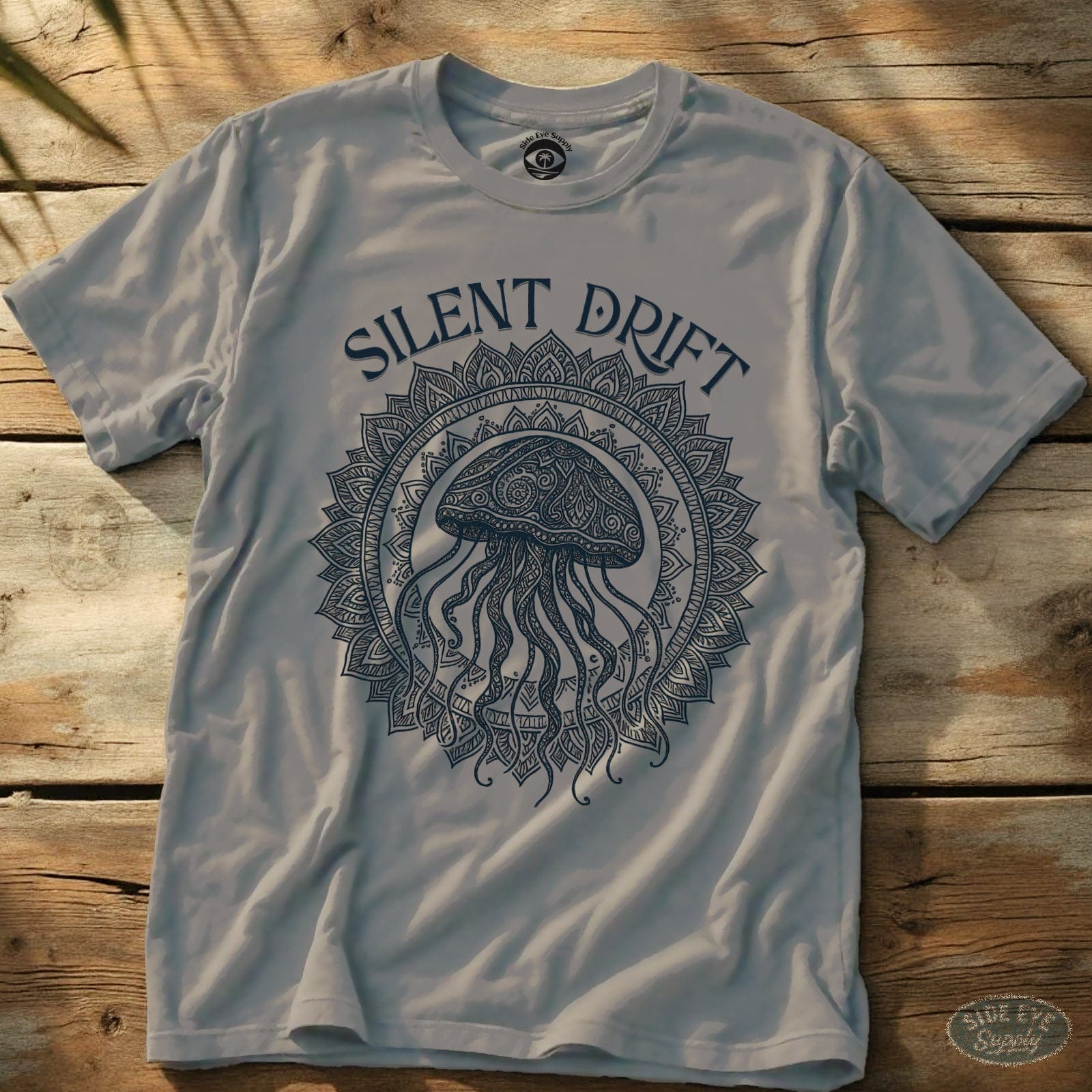Silent Drift Tee Ice Grey / S - by Side Eye Supply - Surf Beach Life Apparel