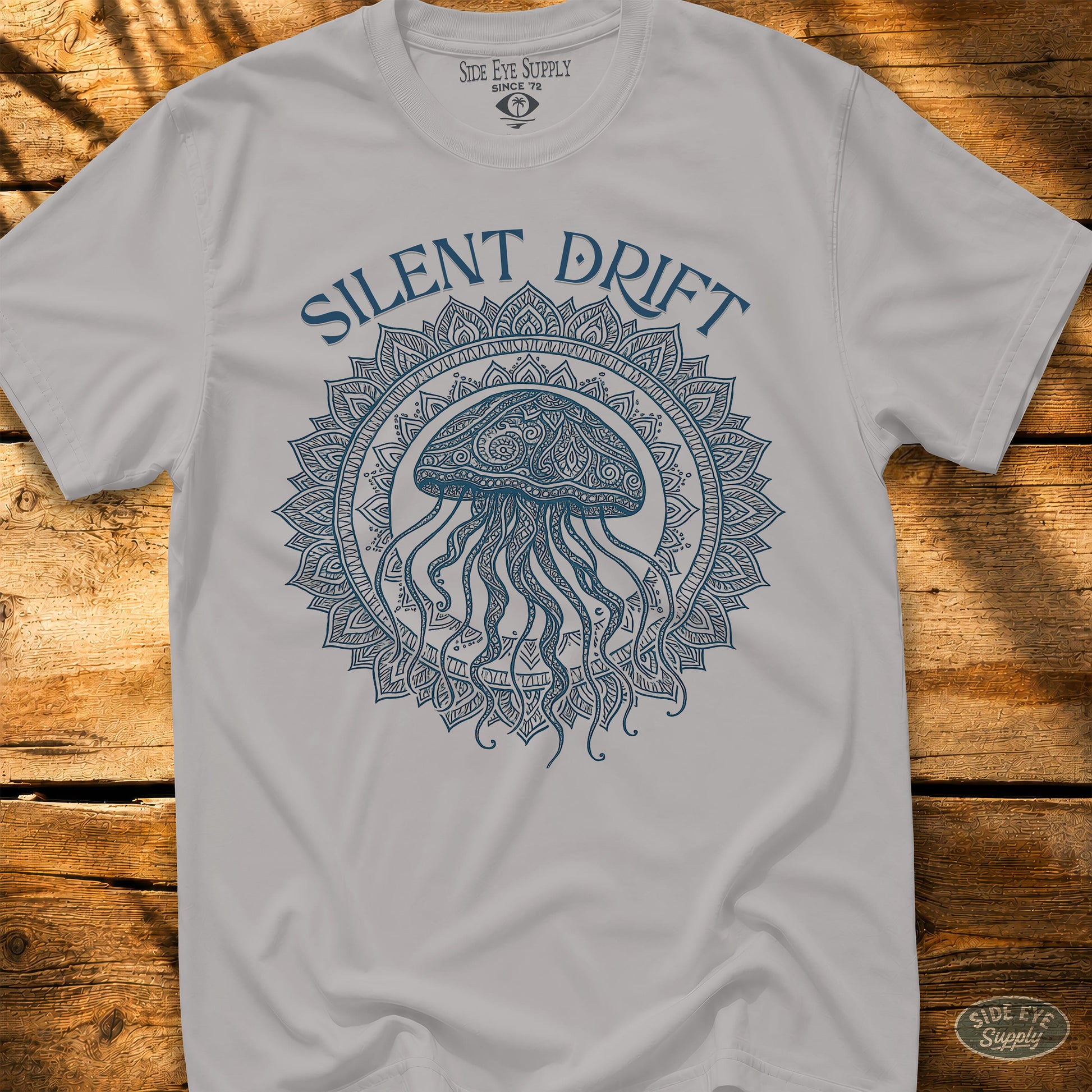 Silent Drift Tee Ice Grey / S - by Side Eye Supply - Surf Beach Life Apparel